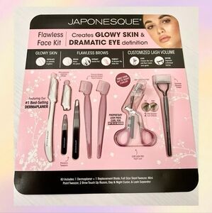 Japonesque Flawless Face Kit - Pink and Black